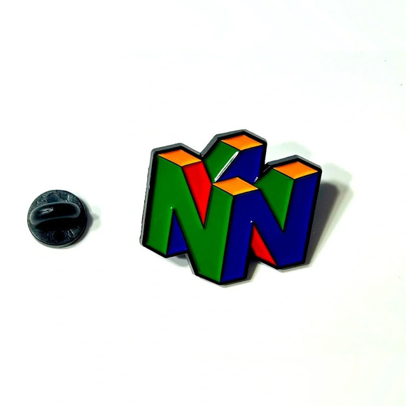 Accessories - Nintendo  64 Logo Pin 💚💙💛❤️